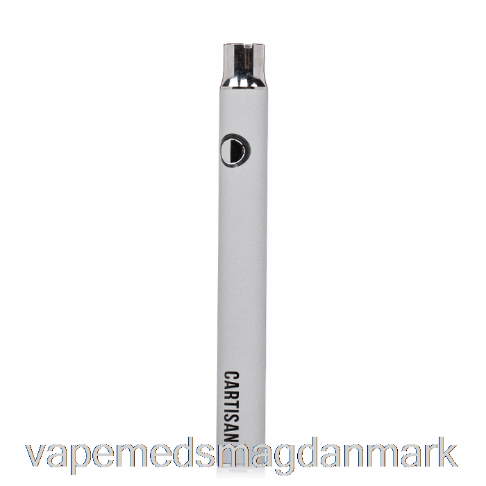 Vape Med Smag Cartisan Knap Vv 400 510 Batteri Sølv